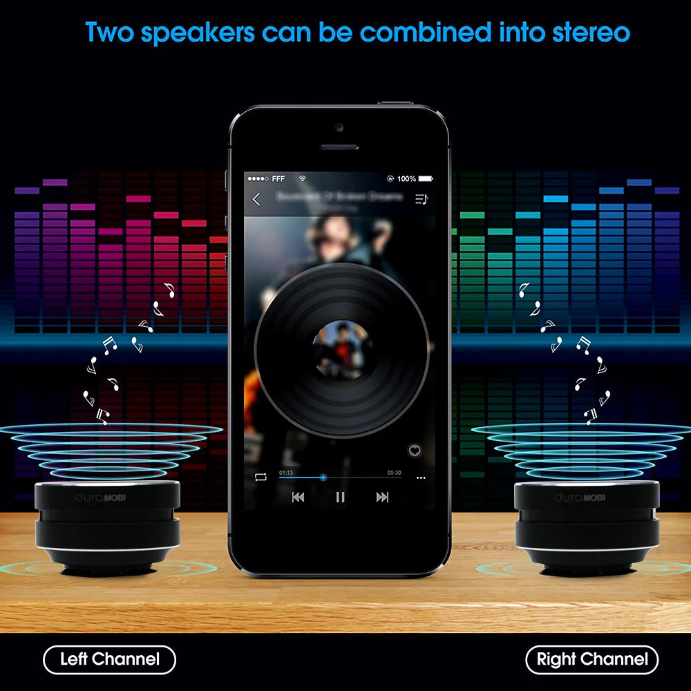 Hummingbird Speaker Wireless Bluetooth 5.0 Speaker Bone Conduction Speaker Mini Portable Stereo Sound Box Built-In Mic